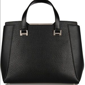 Jimmy Choo Alfie Black Calf Leather Tote Bag